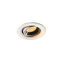 Plafondinbouwarmatuur NUMINOS MOVE XS IP20, chroom, wit