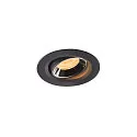 Plafondinbouwarmatuur NUMINOS MOVE XS IP20, chroom, zwart