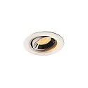 Plafondinbouwarmatuur NUMINOS MOVE XS IP20, chroom, wit