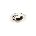 Plafondinbouwarmatuur NUMINOS MOVE XS IP20, chroom, wit