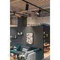SLV 3-fase spot NUMINOS XL PHASE, zwart dimbaar