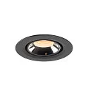SLV LED Ceiling recessed luminaire NUMINOS® GIMBLE XS, 2700K, 20°, black/chrome