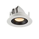 SLV LED Ceiling recessed luminaire NUMINOS® GIMBLE XS, 2700K, 40°, white/black