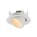 SLV Plafondinbouwarmatuur NUMINOS GIMBLE XS, wit