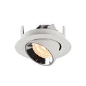 SLV Plafondinbouwarmatuur NUMINOS GIMBLE XS, chroom, wit