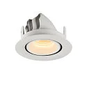 SLV Plafondinbouwarmatuur NUMINOS GIMBLE XS, wit