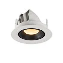 SLV LED Ceiling recessed luminaire NUMINOS® GIMBLE XS, 3000K, 40°, white/black