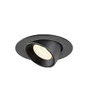 LED Ceiling recessed luminaire NUMINOS® GIMBLE XS, 4000K, 20°, black