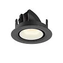 SLV Plafondinbouwarmatuur NUMINOS GIMBLE XS, zwart, wit