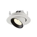 SLV Plafondinbouwarmatuur NUMINOS GIMBLE XS, zwart, wit