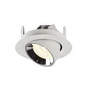 SLV Plafondinbouwarmatuur NUMINOS GIMBLE XS, chroom, wit