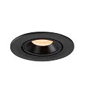 SLV Plafondinbouwarmatuur NUMINOS GIMBLE S, zwart
