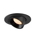 SLV Plafondinbouwarmatuur NUMINOS GIMBLE S, zwart