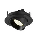 SLV Plafondinbouwarmatuur NUMINOS GIMBLE S, zwart