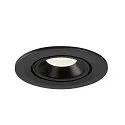 SLV Plafondinbouwarmatuur NUMINOS GIMBLE S, zwart