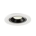 SLV Plafondinbouwarmatuur NUMINOS GIMBLE S, zwart, wit