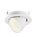SLV Plafondinbouwarmatuur NUMINOS GIMBLE S, wit