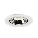 SLV Plafondinbouwarmatuur NUMINOS GIMBLE S, chroom, wit