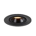 LED Ceiling recessed luminaire NUMINOS® GIMBLE M, 2700K, 20°, black