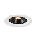 SLV LED Ceiling recessed luminaire NUMINOS® GIMBLE M, 2700K, 20°, white/black