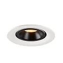 SLV Plafondinbouwarmatuur NUMINOS GIMBLE M, zwart, wit