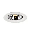 SLV LED Ceiling recessed luminaire NUMINOS® GIMBLE M, 3000K, 40°, white/chrome
