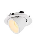 SLV Plafondinbouwarmatuur NUMINOS GIMBLE M, wit