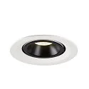 SLV Plafondinbouwarmatuur NUMINOS GIMBLE M, zwart, wit