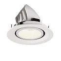 SLV Plafondinbouwarmatuur NUMINOS GIMBLE M, wit