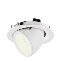 SLV Plafondinbouwarmatuur NUMINOS GIMBLE M, wit