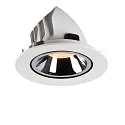 SLV Plafondinbouwarmatuur NUMINOS GIMBLE L, chroom, wit
