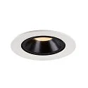SLV Plafondinbouwarmatuur NUMINOS GIMBLE L, zwart, wit
