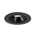 LED Ceiling recessed luminaire NUMINOS® GIMBLE L, 3000K, 20°, black