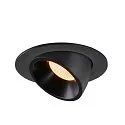 LED Ceiling recessed luminaire NUMINOS® GIMBLE L, 3000K, 20°, black