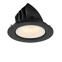 SLV Plafondinbouwarmatuur NUMINOS GIMBLE L, zwart, wit