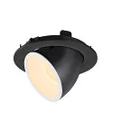 SLV Plafondinbouwarmatuur NUMINOS GIMBLE L, zwart, wit