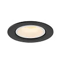 SLV Plafondinbouwarmatuur NUMINOS GIMBLE L, zwart, wit