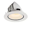 SLV Plafondinbouwarmatuur NUMINOS GIMBLE L, wit
