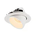 SLV Plafondinbouwarmatuur NUMINOS GIMBLE L, wit