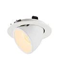 SLV Plafondinbouwarmatuur NUMINOS GIMBLE L, wit