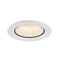SLV Plafondinbouwarmatuur NUMINOS GIMBLE L, wit