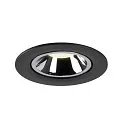SLV Plafondinbouwarmatuur NUMINOS GIMBLE L, chroom, zwart