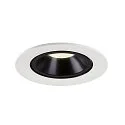 SLV Plafondinbouwarmatuur NUMINOS GIMBLE L, zwart, wit