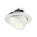 SLV Plafondinbouwarmatuur NUMINOS GIMBLE L, wit