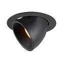 Plafondinbouwarmatuur NUMINOS GIMBLE XL, zwart