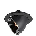 SLV Plafondinbouwarmatuur NUMINOS GIMBLE XL, chroom, zwart