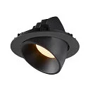 SLV Plafondinbouwarmatuur NUMINOS GIMBLE XL, zwart