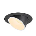 SLV Plafondinbouwarmatuur NUMINOS GIMBLE XL, zwart, wit