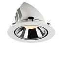 SLV Plafondinbouwarmatuur NUMINOS GIMBLE XL, chroom, wit