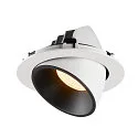 SLV Plafondinbouwarmatuur NUMINOS GIMBLE XL, zwart, wit
